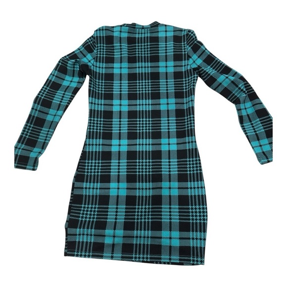 Zaful Black and green Plaid Dress - Picture 2 of 3